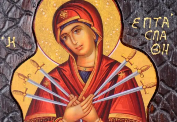 Το μοιρολόι της Παναγιάς στον Πολιχνίτο-Από το βιβλίο της Κλεονίκης Μαρμάρου-Παναγιά η επτάσπαθη