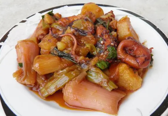 xtapodi-me-prasa-kai-glikopatates-chefoulis.gr_ (1) Αξέχαστες, παραδοσιακές Πολιχνιάτικες,..γεύσεις-μυρωδιές