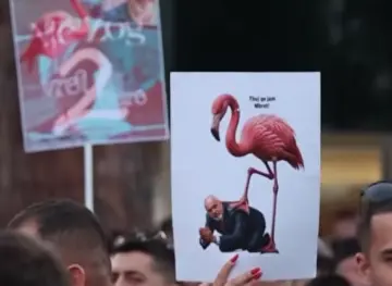 ALBANIA PROTESTS x