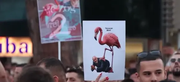 ALBANIA PROTESTS x